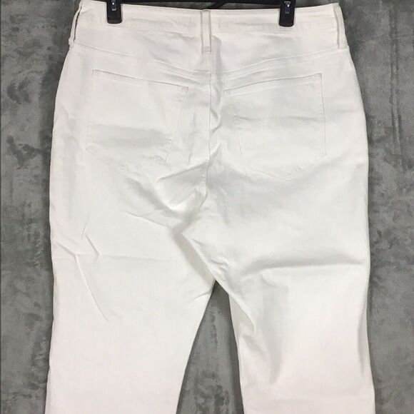 Madewell Womens 18W Plus Perfect Vintage Jean Tile White Raw Hem NWT - Picture 13 of 16